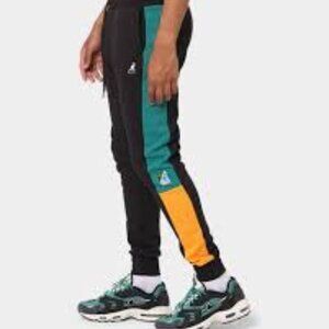 Kangol Black, Teal, and Orange Joggers